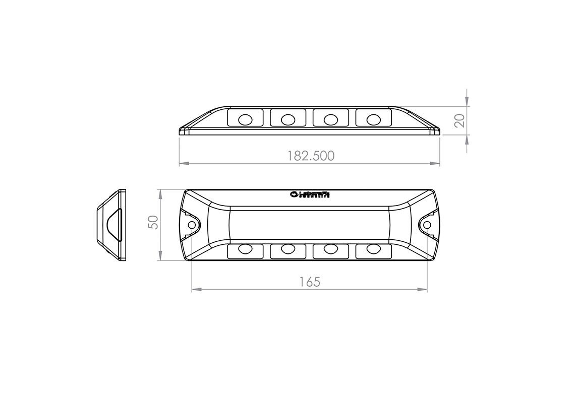 PLAFONNIER SCENELITE SI8 BLANC 1120LM 10-32V